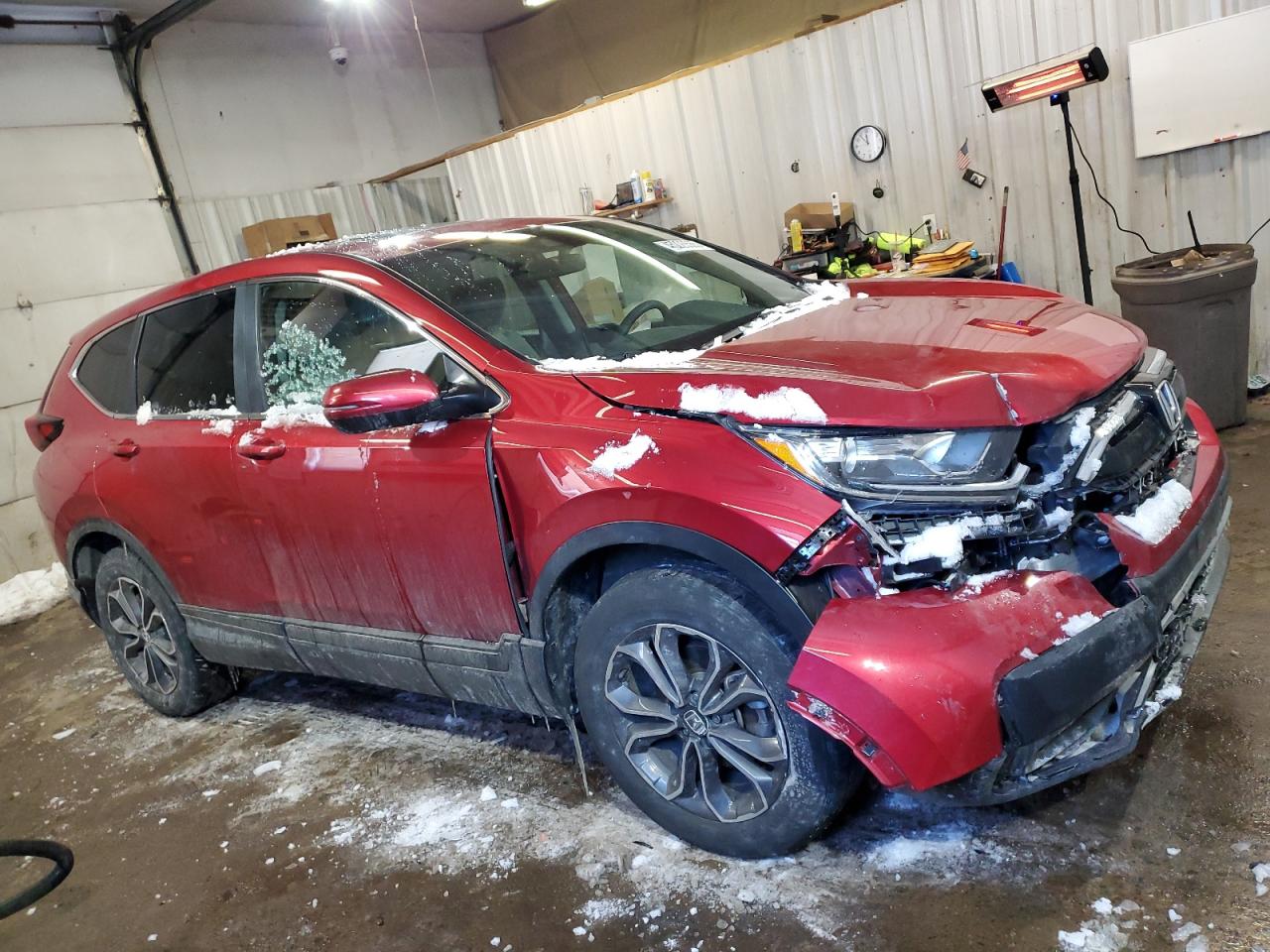 2022 Honda CR-V VIN 5J6RW2H5XNA016574 Copart auction photo, front end / minor dent/scratches damage thumbnail 4