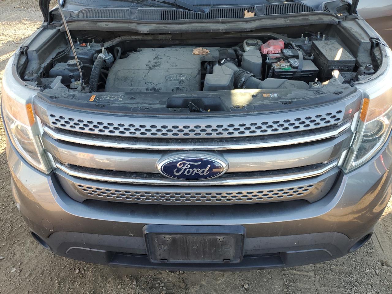 2013 Ford Explorer VIN 1FM5K7F89DGA27499 Copart auction photo, front end / undercarriage damage thumbnail 12