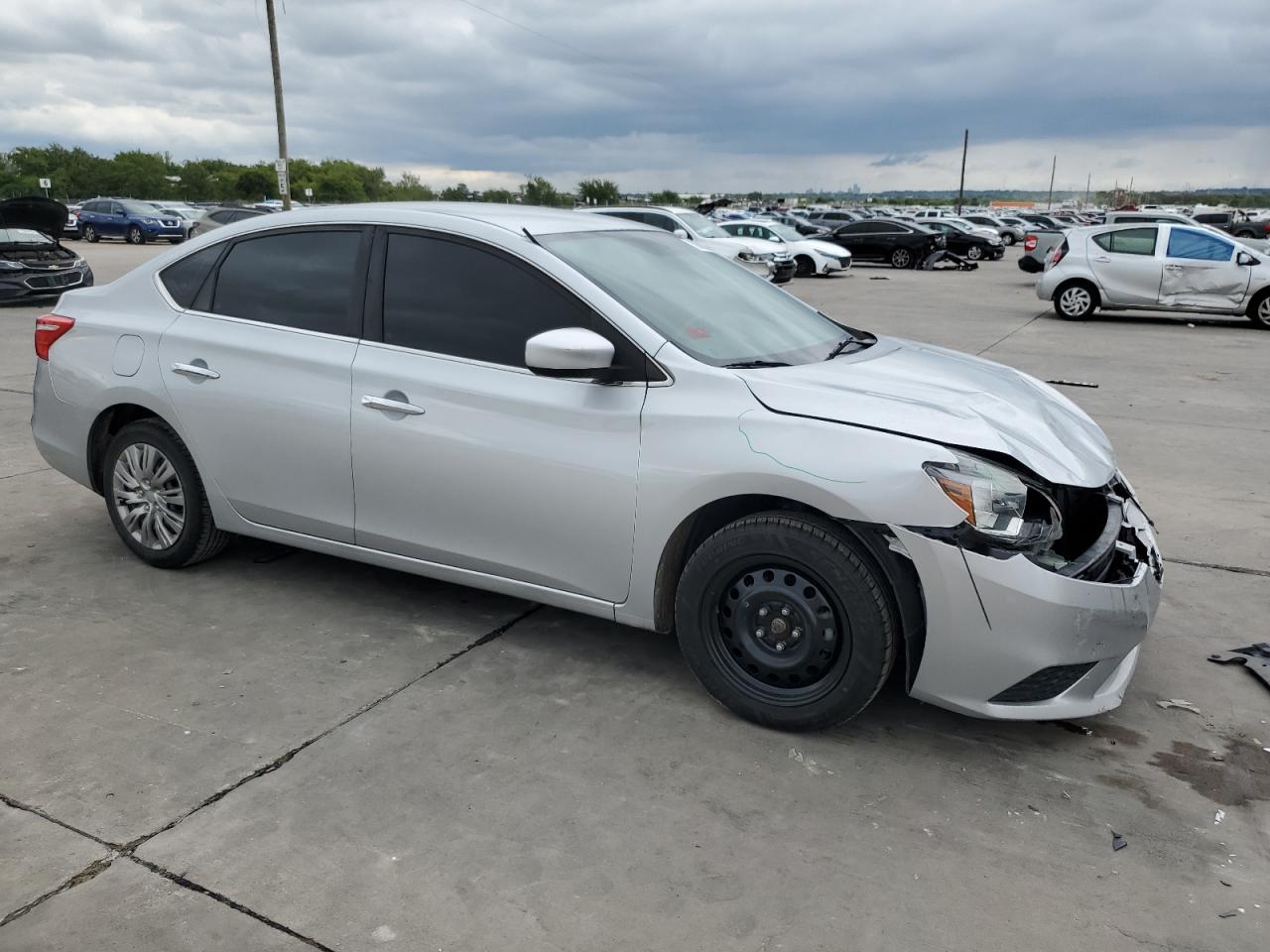 2018 Nissan Sentra VIN 3N1AB7AP5JY254431 Copart auction photo, front end damage thumbnail 4