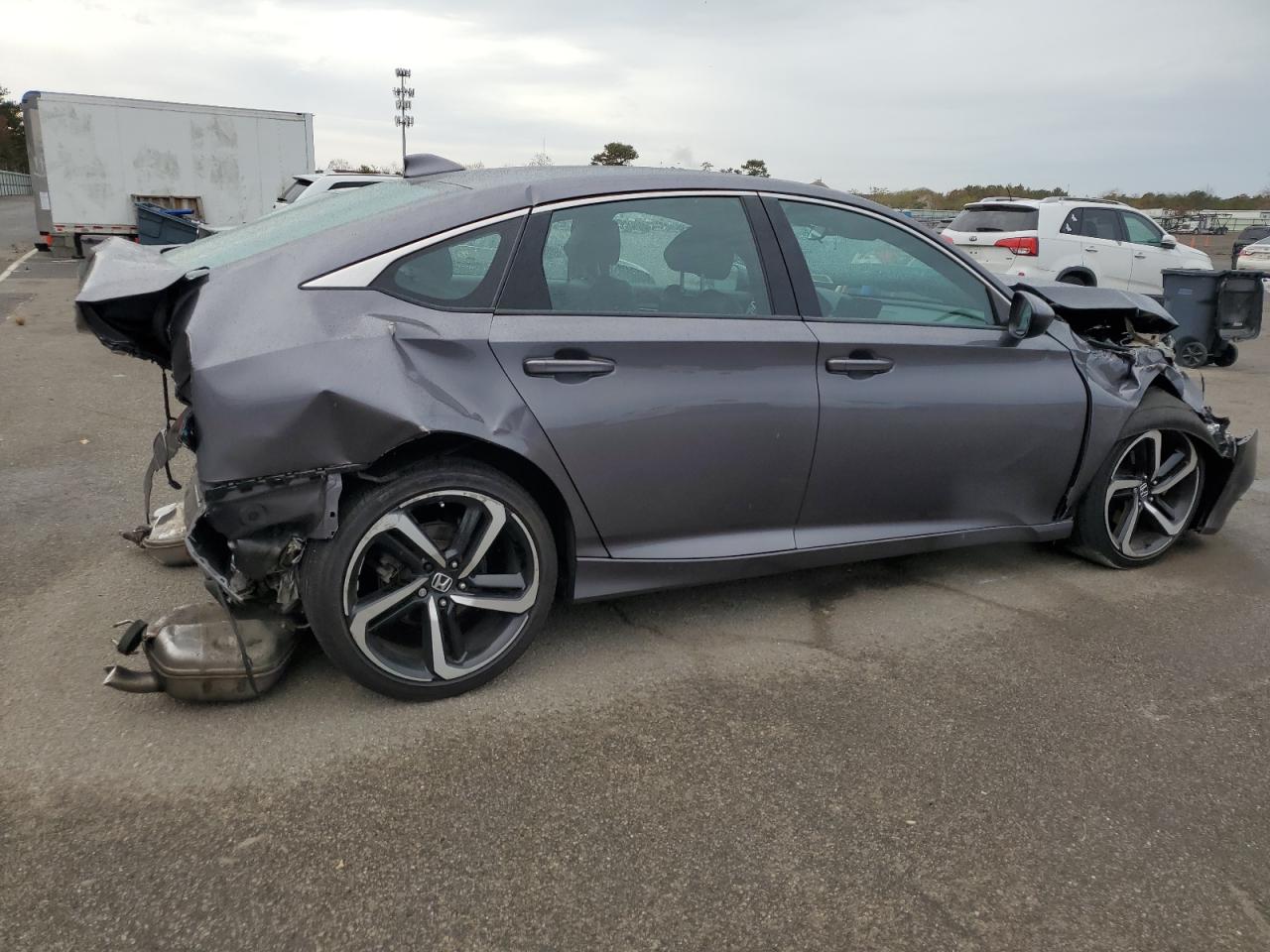 2019 Honda Accord VIN 1HGCV1F39KA069290 Copart auction photo, rear end / front end damage thumbnail 3