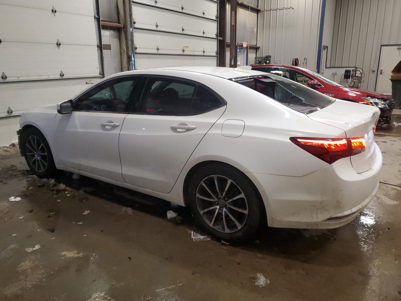 2015 Acura TLX VIN 19UUB3F54FA008445 Copart auction photo, front end / top/roof damage thumbnail 2