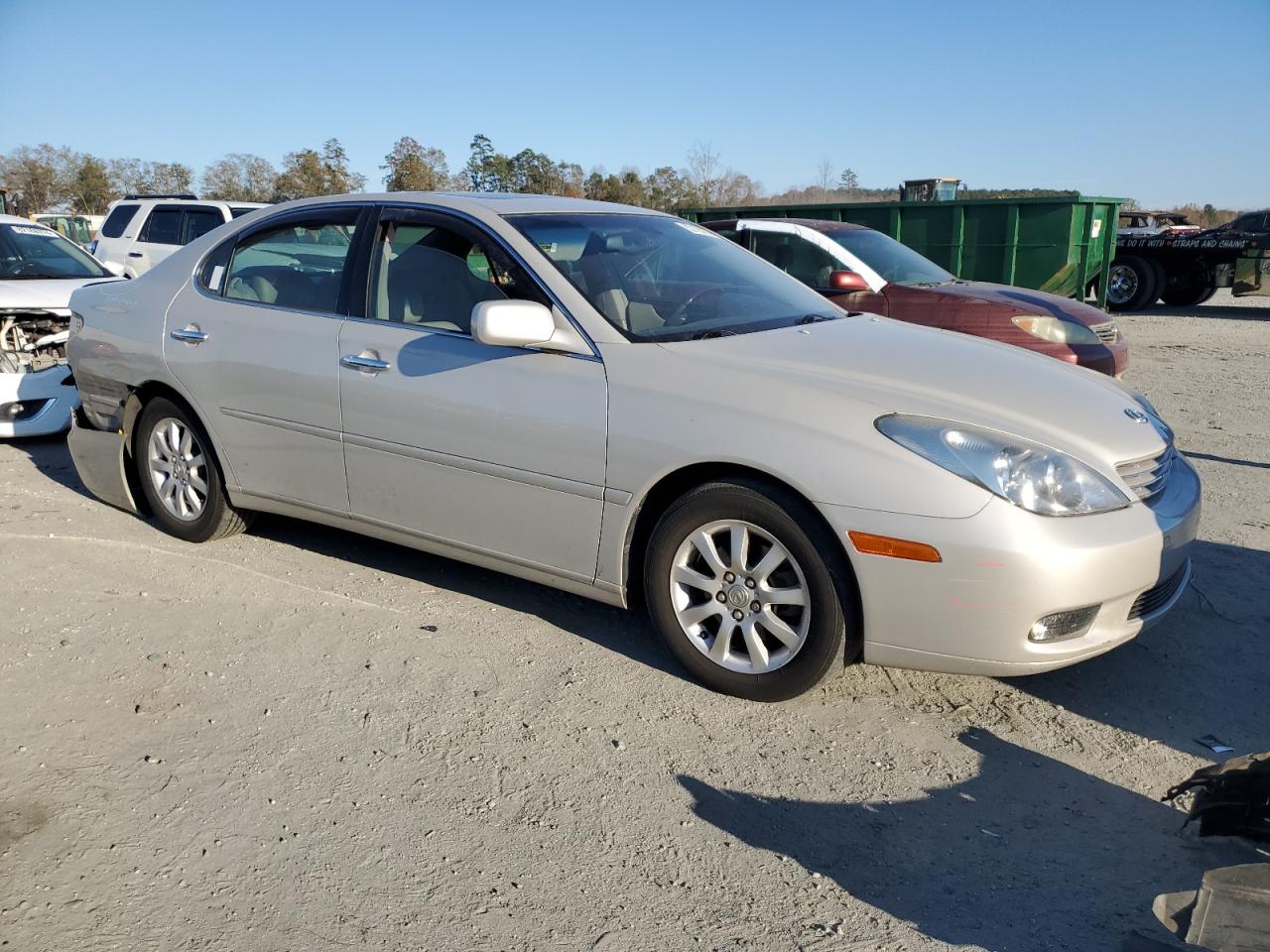 2004 Lexus ES VIN JTHBA30G845001277 Copart auction photo, rear end damage thumbnail 4