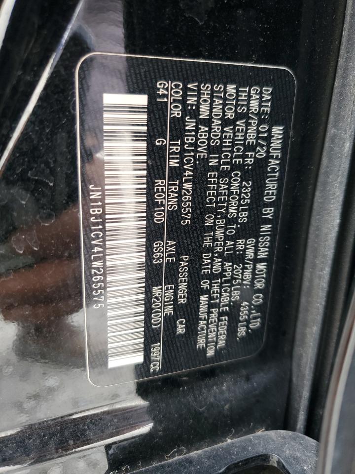 2020 Nissan Rogue VIN JN1BJ1CV4LW265575 Copart auction photo, front end damage thumbnail 14