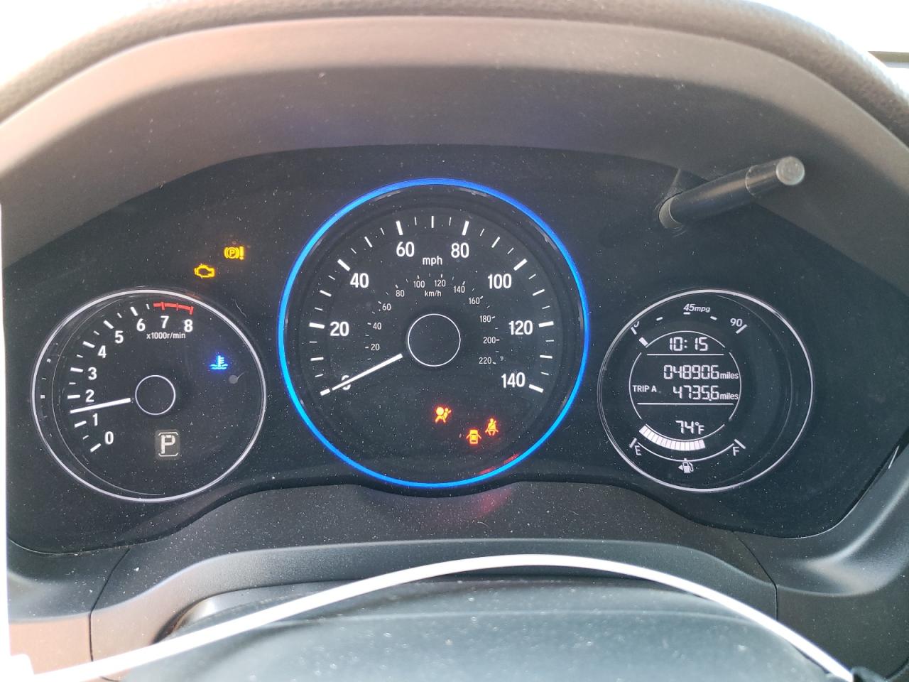 2018 Honda HR-V VIN 3CZRU5H30JM711150 Copart auction photo, front end damage thumbnail 9
