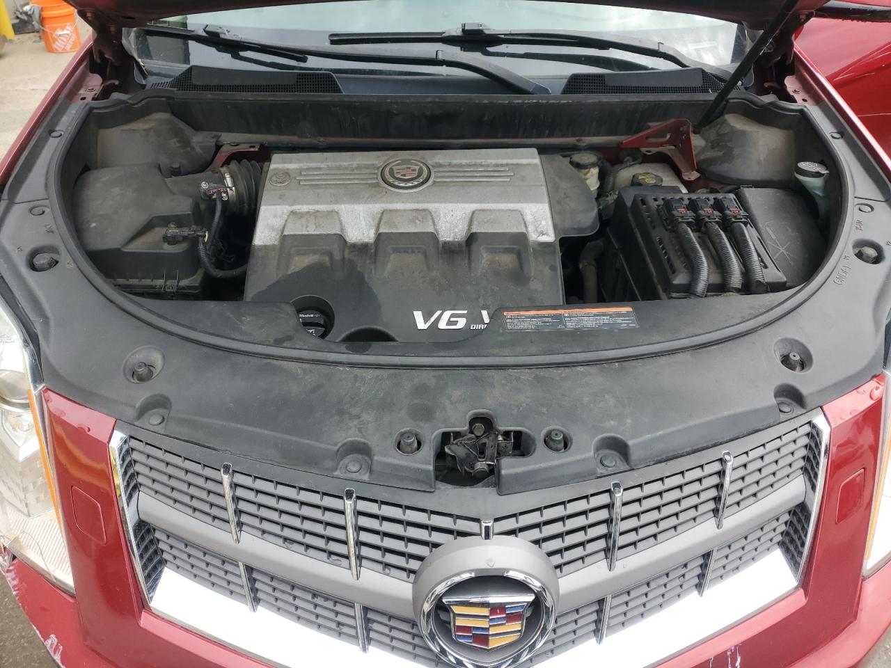 2010 Cadillac SRX VIN 3GYFNBEY4AS554619 Copart auction photo, front end damage thumbnail 12