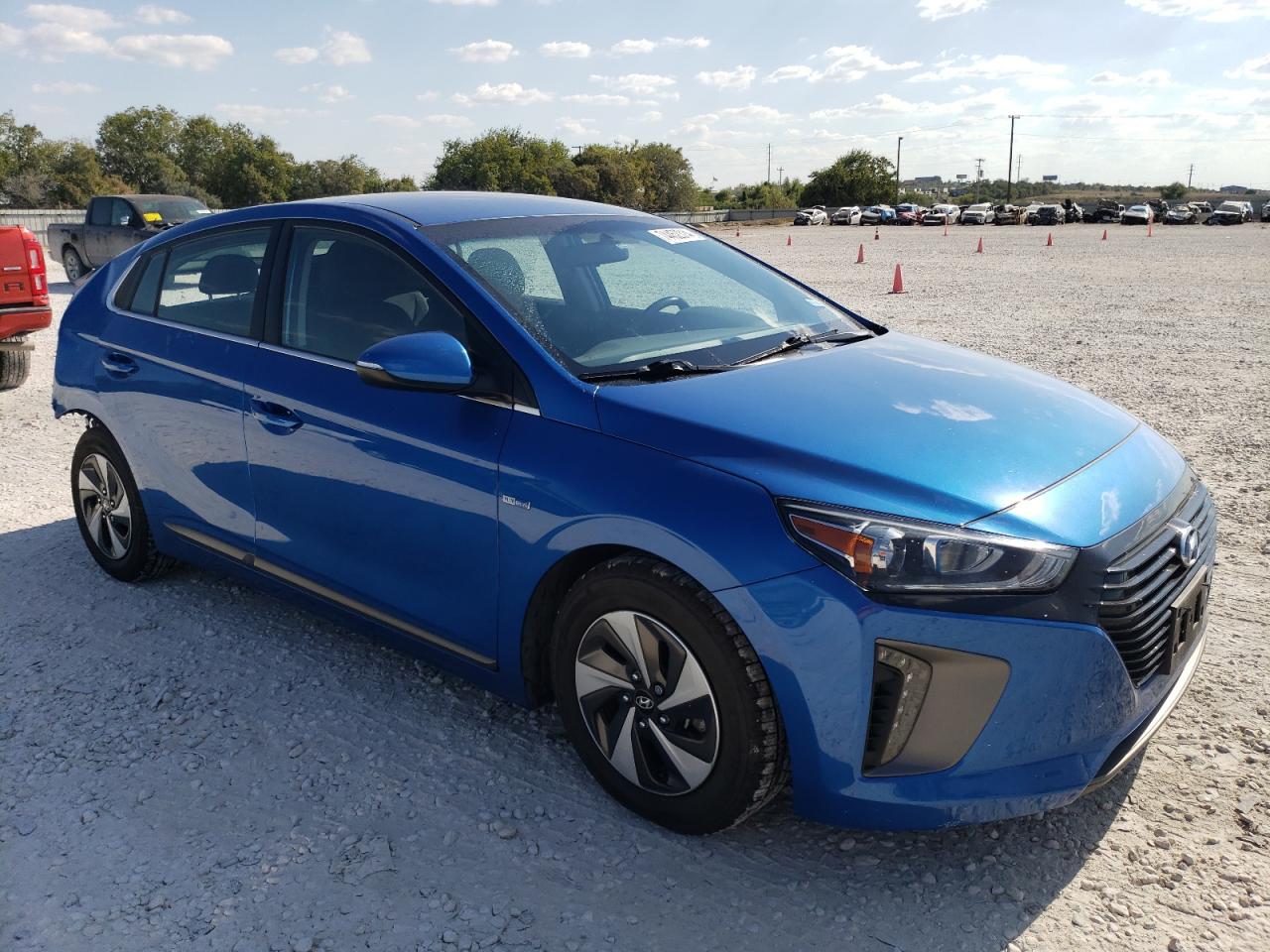 2018 Hyundai IONIQ VIN KMHC75LC4JU103035 Copart auction photo, rear end damage thumbnail 4