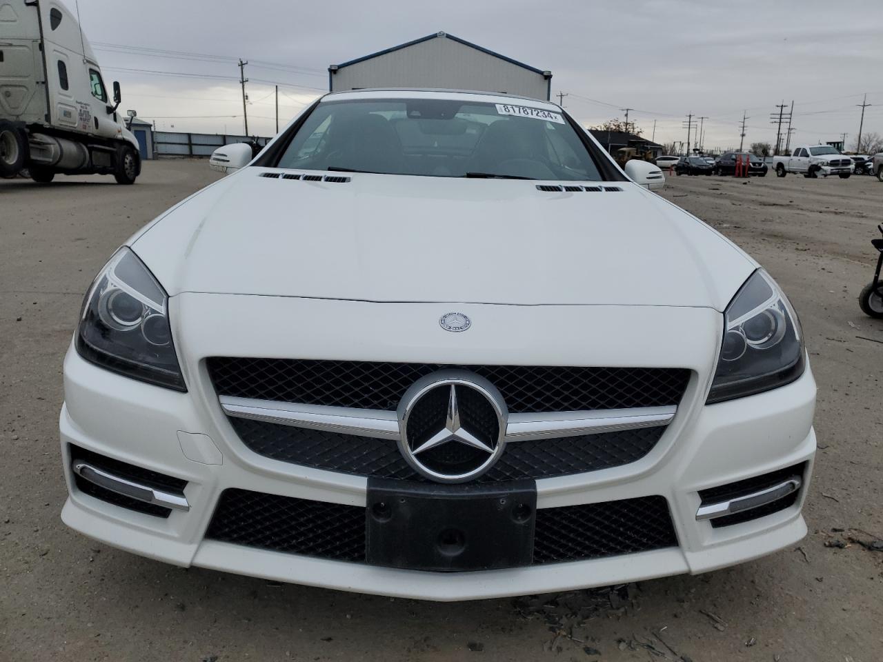 2014 Mercedes-Benz SLK-klasse VIN WDDPK4HA1EF093957 Copart auction photo, rear end damage thumbnail 5