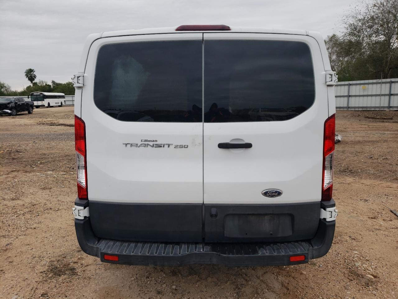 2016 Ford Transit VIN 1FTYR1ZM8GKA47201 Copart auction photo, burn damage thumbnail 6