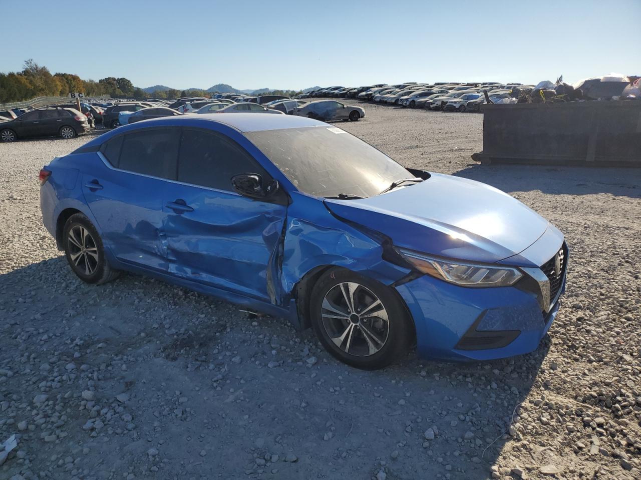 2020 Nissan Sentra VIN 3N1AB8CV3LY288341 Copart auction photo, side damage thumbnail 4