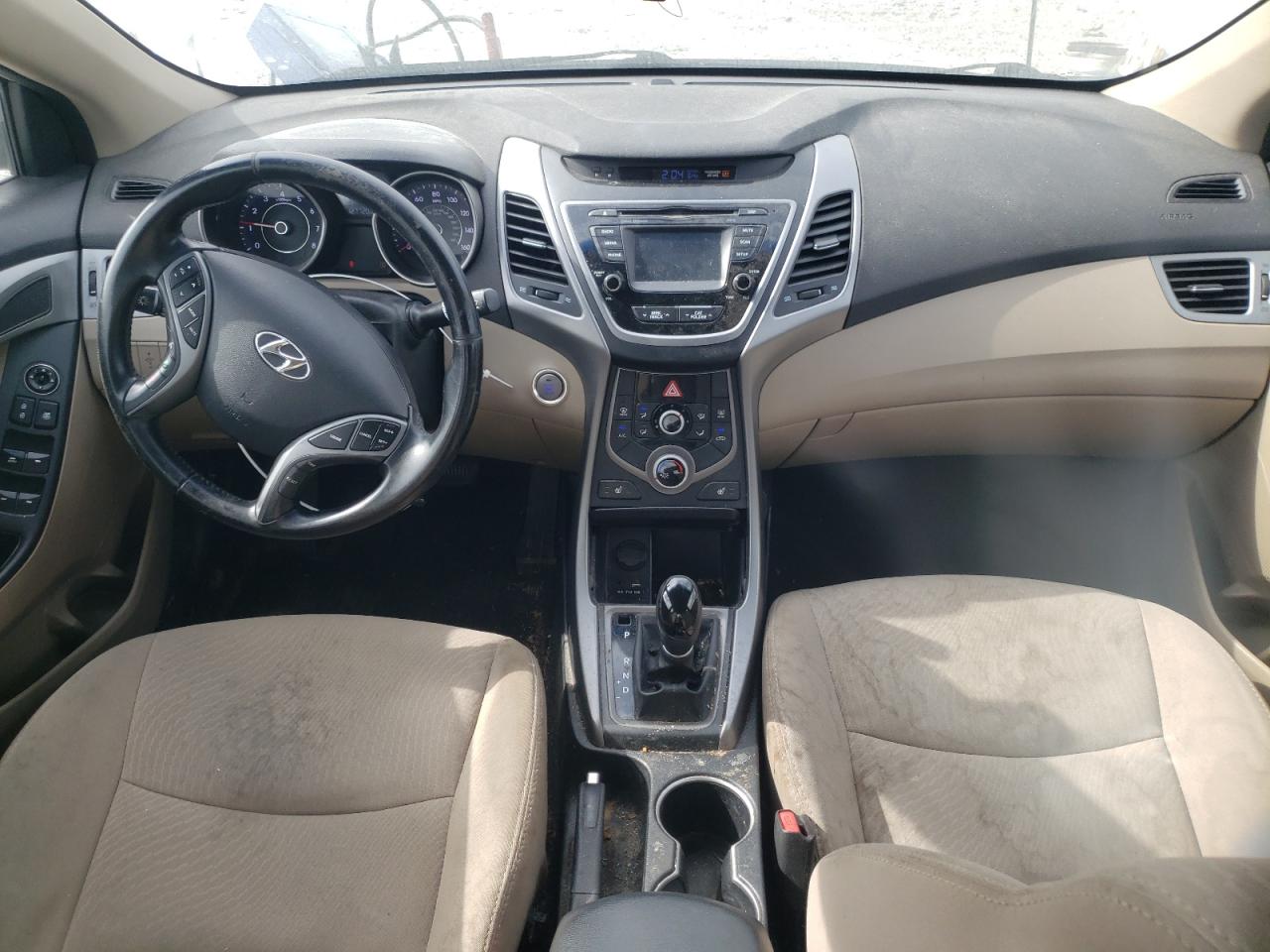 2016 Hyundai Elantra VIN 5NPDH4AE8GH689729 Copart auction photo, front end damage thumbnail 8