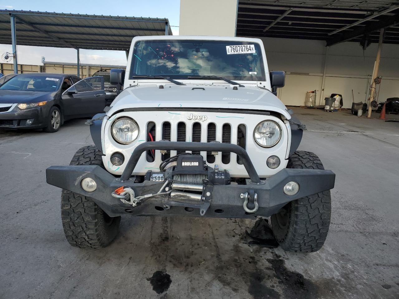 2016 Jeep Wrangler VIN 1C4HJWDG5GL219197 Copart auction photo, front end / minor dent/scratches damage thumbnail 5