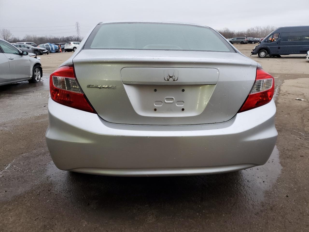 2012 Honda Civic VIN 19XFB2F88CE019257 Copart auction photo, front end / side damage thumbnail 6