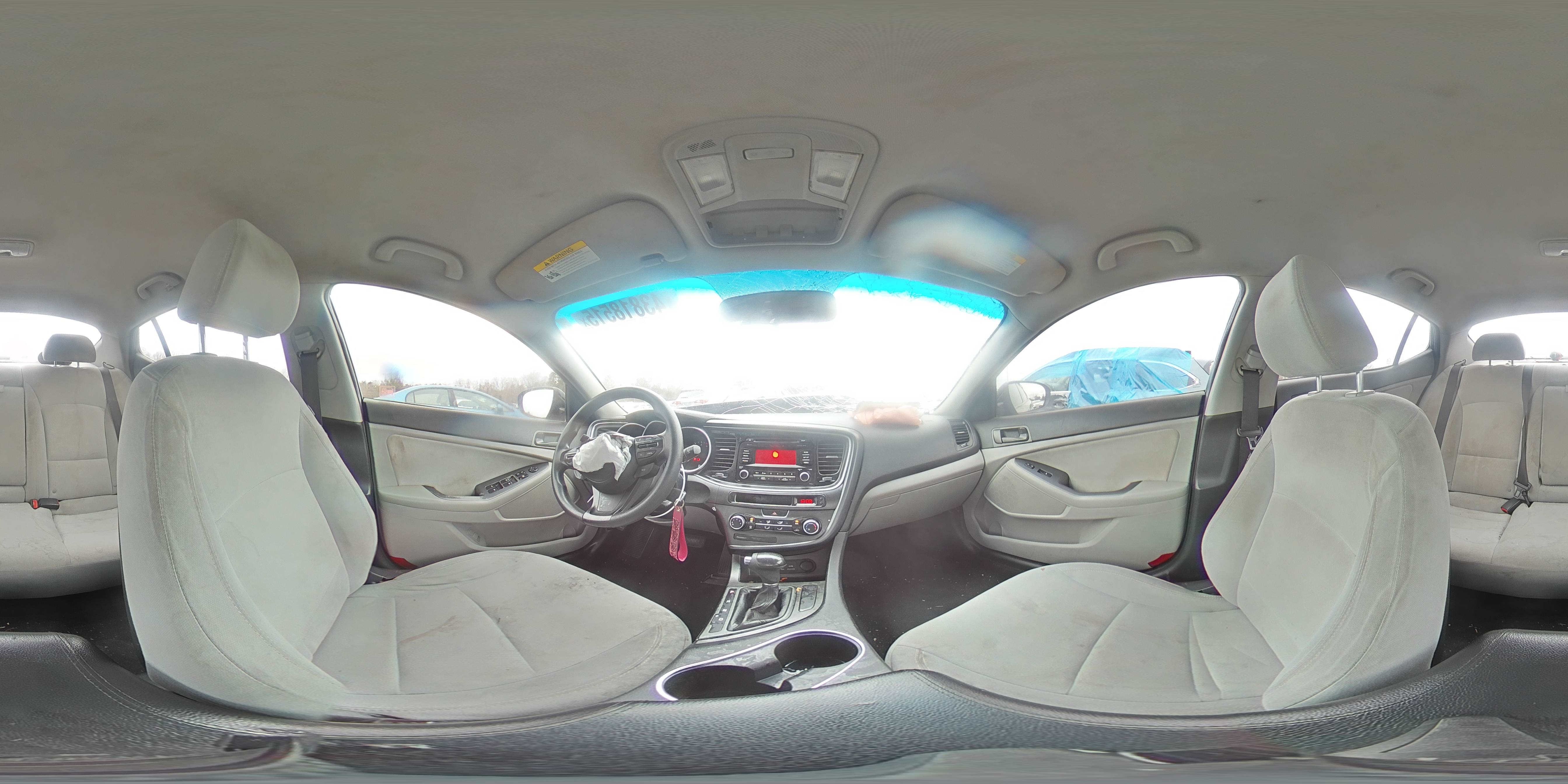 2015 KIA Optima VIN 5XXGM4A76FG427597 Copart auction photo, front end / side damage thumbnail 13