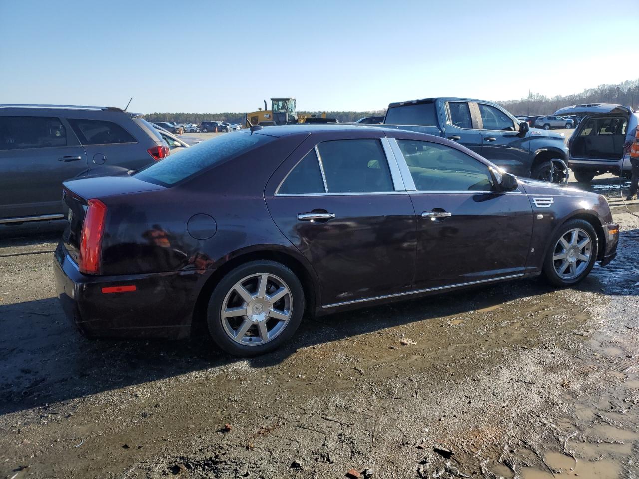 2008 Cadillac STS VIN 1G6DW67V480116174 Copart auction photo, front end damage thumbnail 3