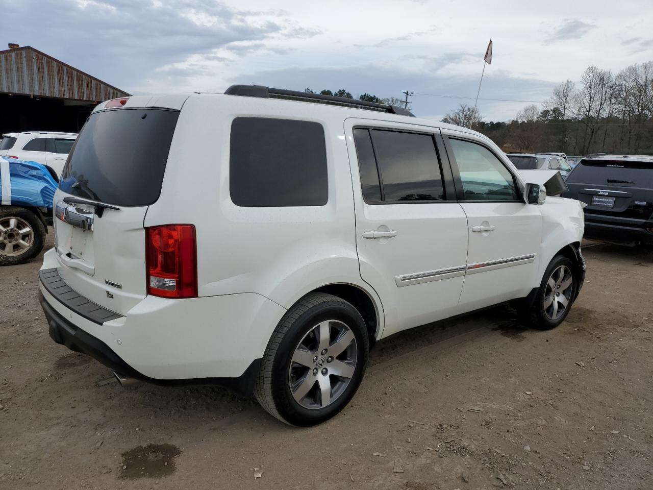 2013 Honda Pilot VIN 5FNYF3H98DB003662 Copart auction photo, front end damage thumbnail 3
