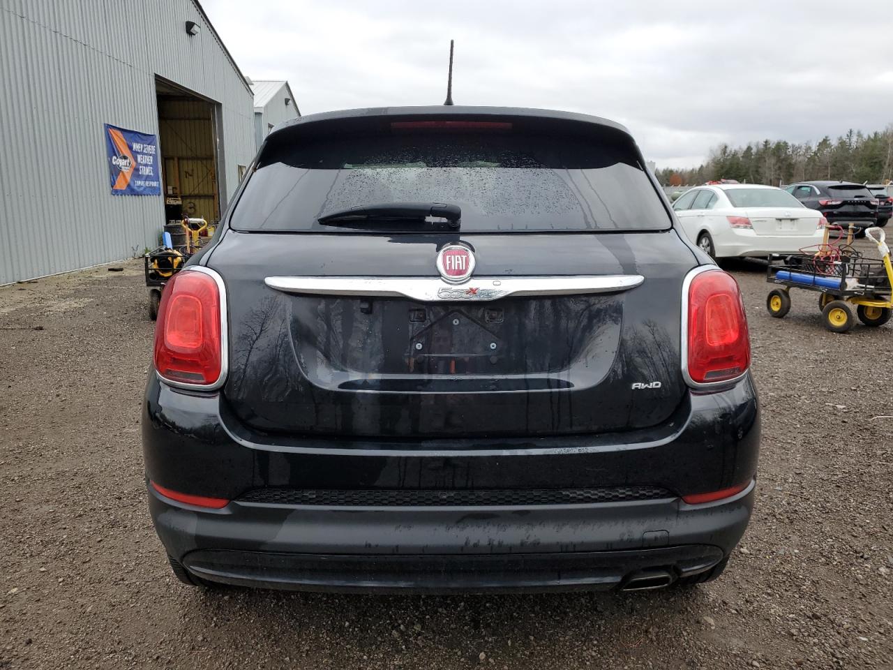 2016 Fiat 500 VIN ZFBCFYBT2GP514325 Copart auction photo, undercarriage / front end damage thumbnail 6