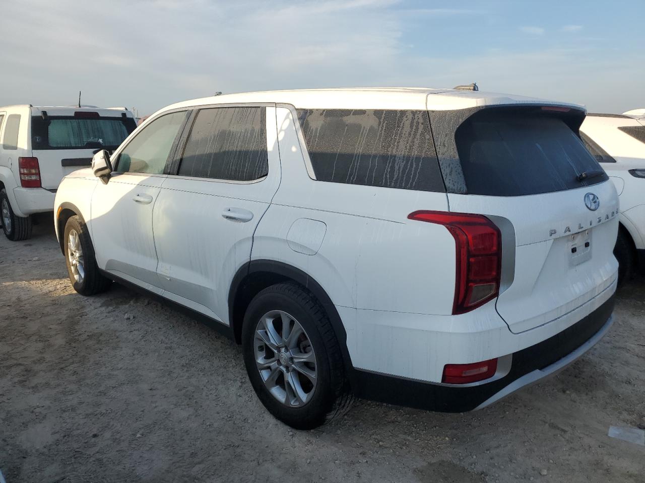2022 Hyundai Palisade VIN KM8R14HE0NU376592 Copart auction photo, water/flood damage thumbnail 2
