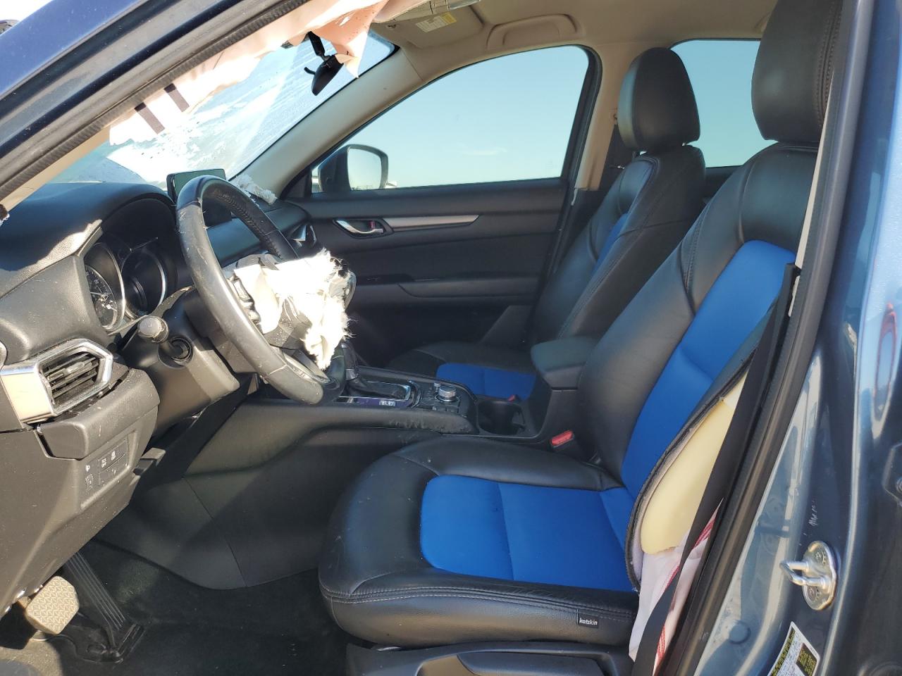 2021 Mazda CX-5 VIN JM3KFABMXM1379089 Copart auction photo, front end / side damage thumbnail 7