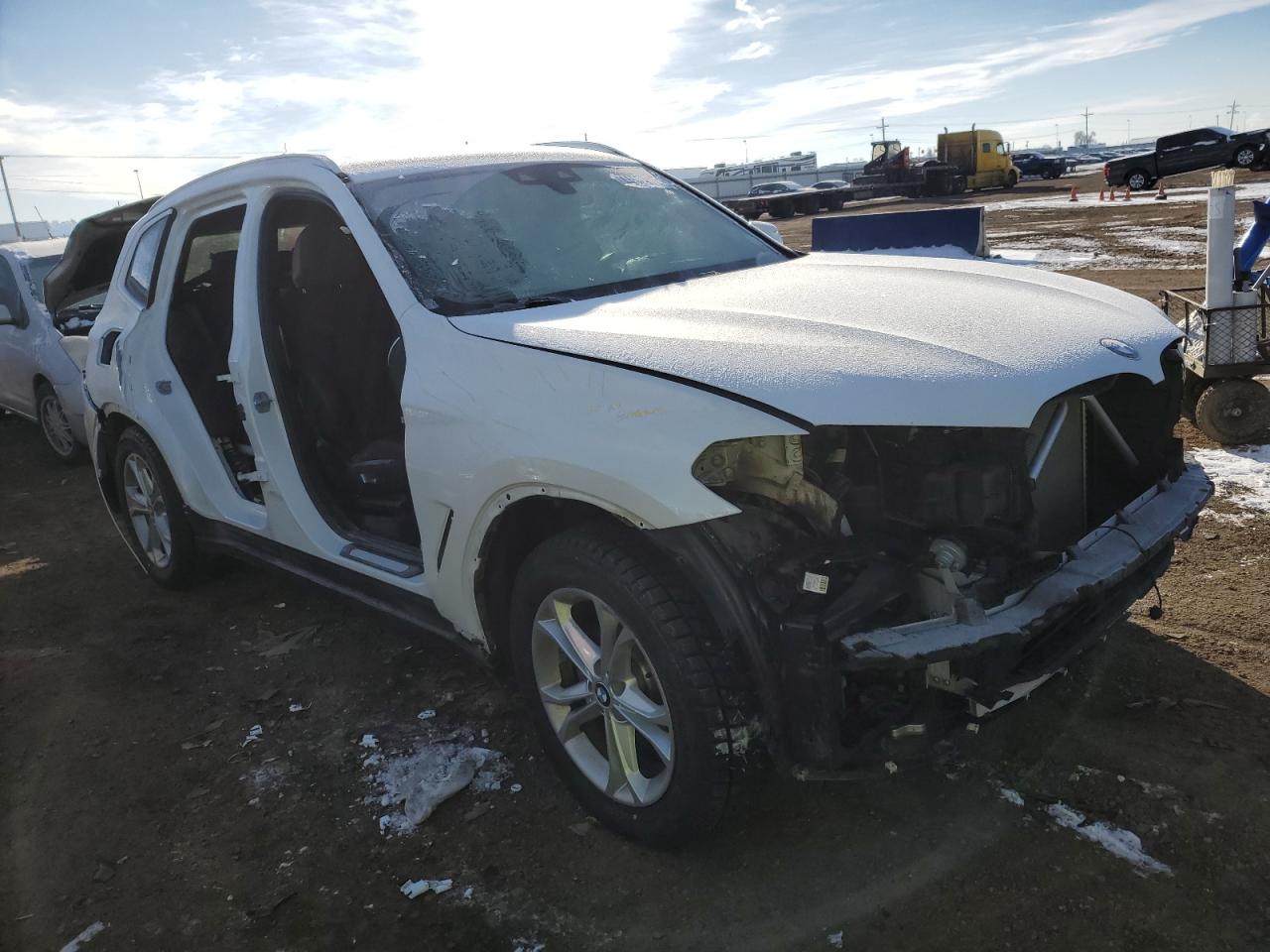 2019 BMW X3 VIN 5UXTR9C51KLP84090 Copart auction photo, side damage thumbnail 4