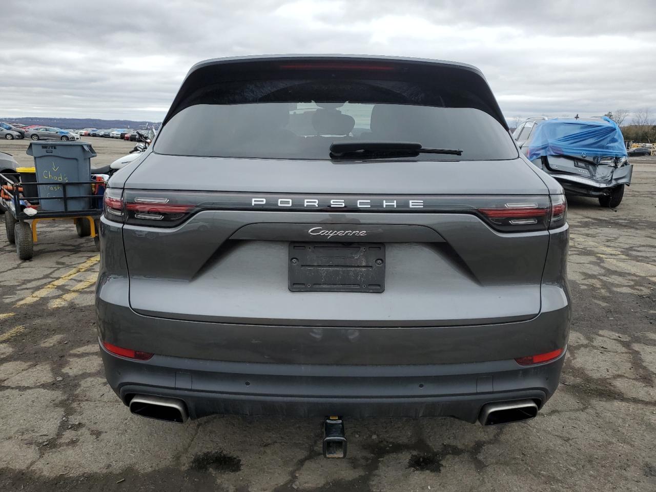 2019 Porsche Cayenne VIN WP1AA2AY5KDA17002 Copart auction photo, front end / side damage thumbnail 6