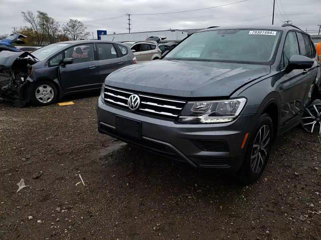 2021 Volkswagen Tiguan VIN 3VV0B7AX5MM143805 Copart auction photo, side / rear end damage thumbnail 14