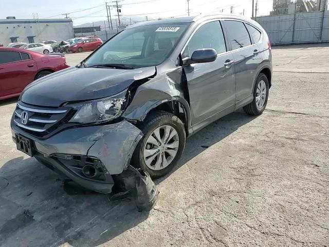 2014 Honda CR-V VIN 2HKRM3H74EH555204 Copart auction photo, front end / side damage thumbnail 11