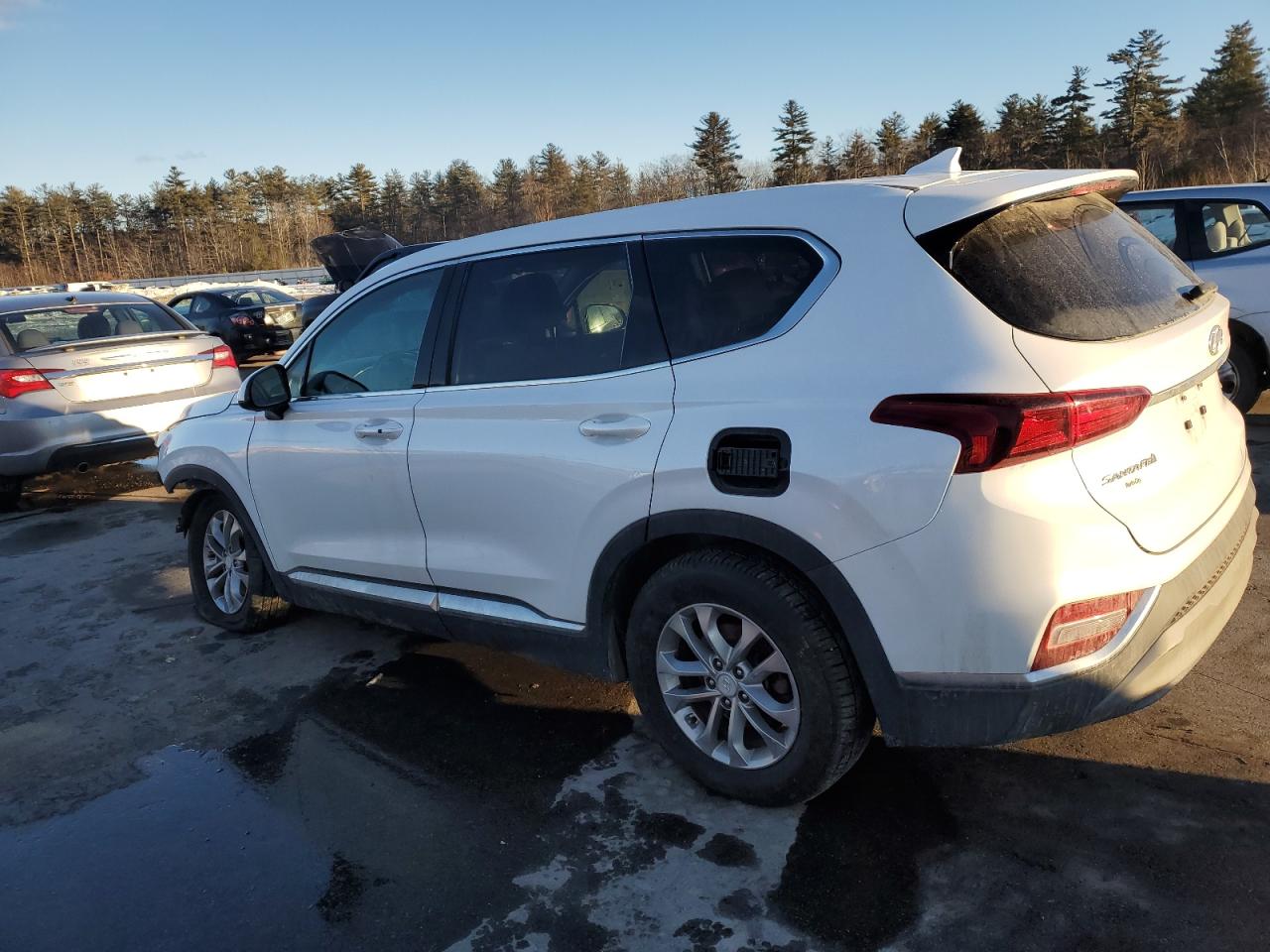 2020 Hyundai Santa Fe VIN 5NMS3CAD3LH224239 Copart auction photo, front end damage thumbnail 2