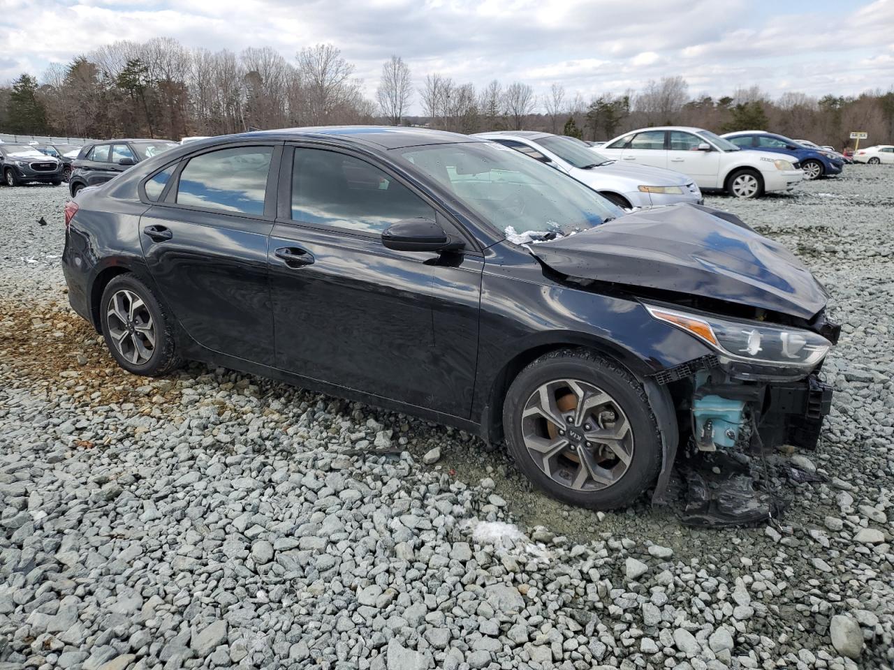 2019 KIA Forte VIN 3KPF24AD3KE133214 Copart auction photo, front end / minor dent/scratches damage thumbnail 4