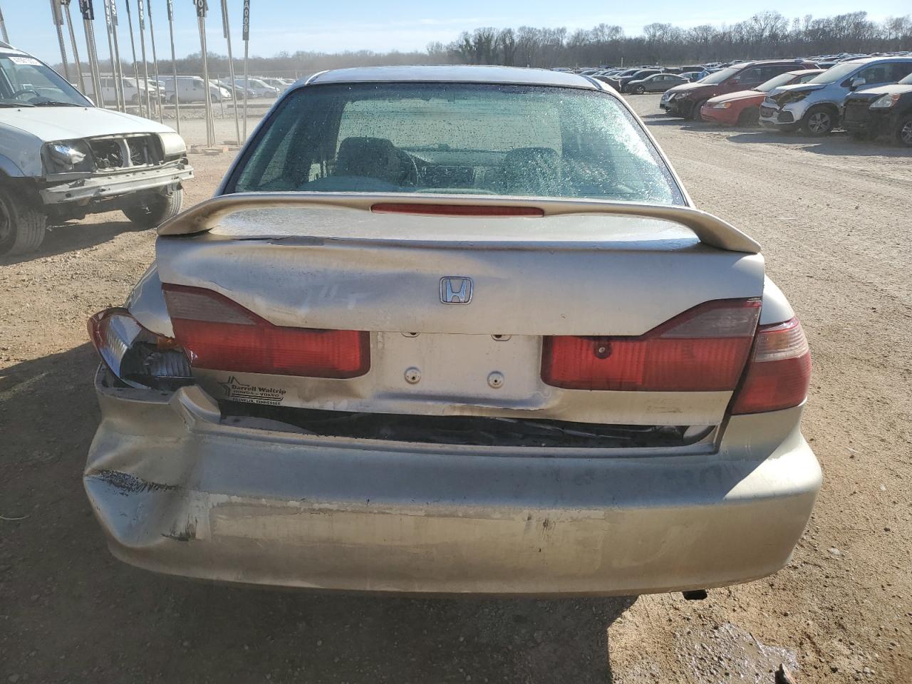 2000 Honda Accord VIN 1HGCG5677YA088529 Copart auction photo, rear end damage thumbnail 6