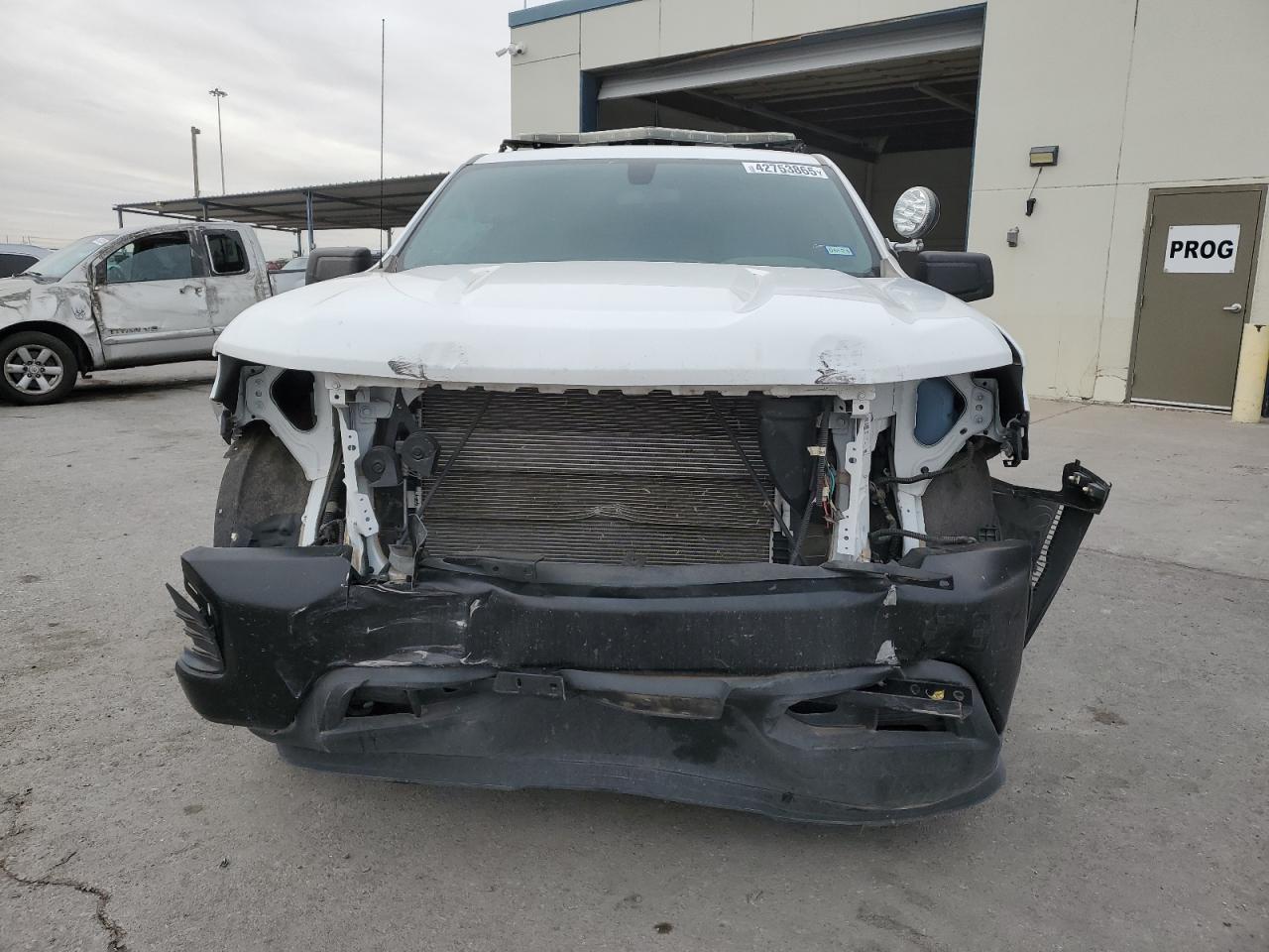 2021 Chevrolet Silverado VIN 3GCUYAEF3MG207027 Copart auction photo, front end damage thumbnail 5