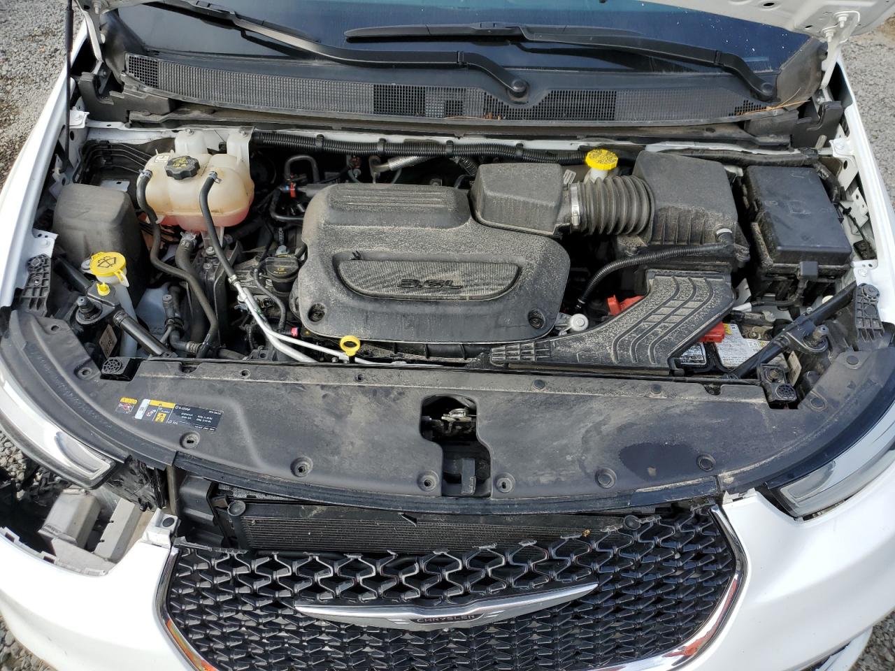 2022 Chrysler Pacifica VIN 2C4RC1BGXNR176954 Copart auction photo, front end / side damage thumbnail 12