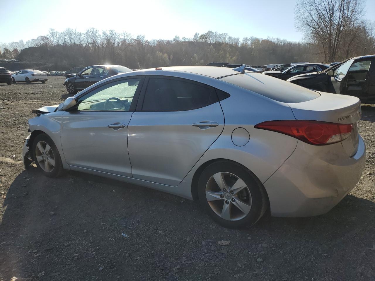 2013 Hyundai Elantra VIN KMHDH4AE6DU726144 Copart auction photo, front end / minor dent/scratches damage thumbnail 2