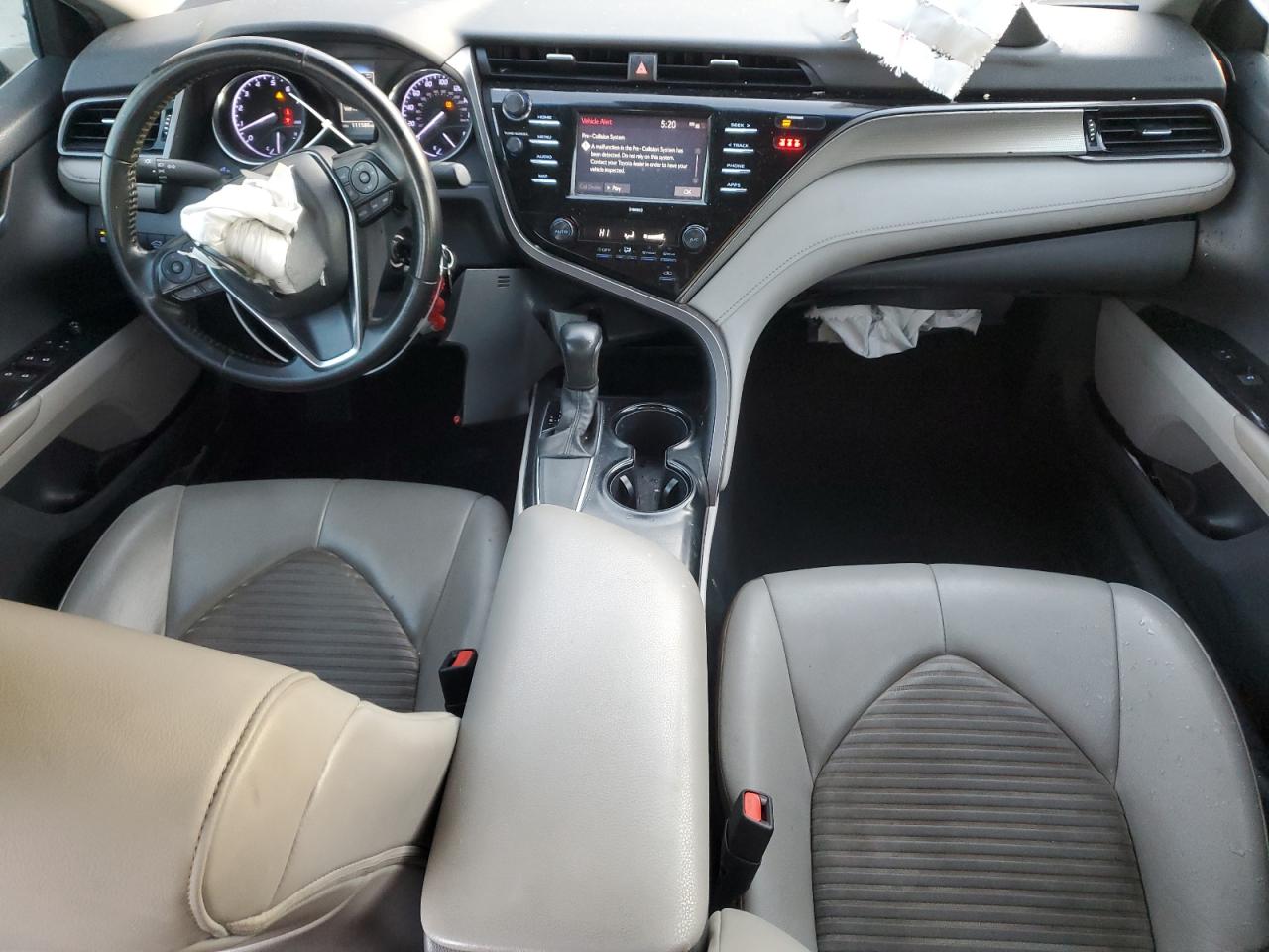 2020 Toyota Camry VIN 4T1G11AK5LU927649 Copart auction photo, front end / side damage thumbnail 8