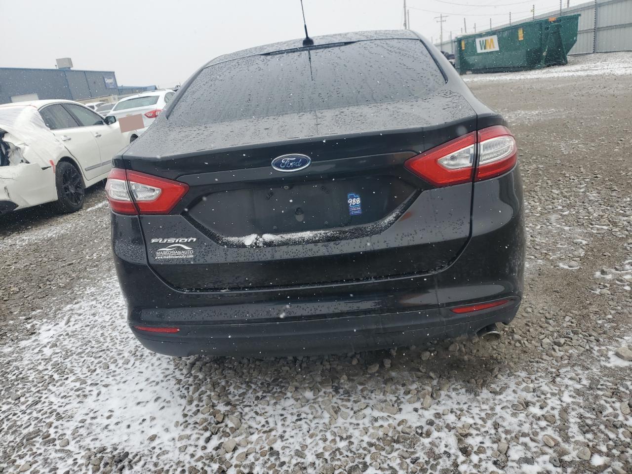 2015 Ford Fusion VIN 3FA6P0G76FR182505 Copart auction photo, front end damage thumbnail 6