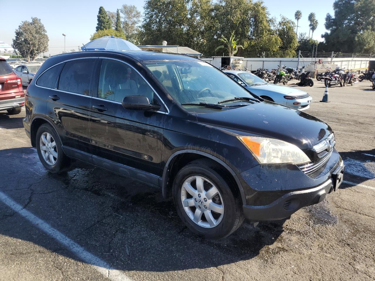 2007 Honda CR-V VIN JHLRE48557C062456 Copart auction photo, rear end / minor dent/scratches damage thumbnail 4
