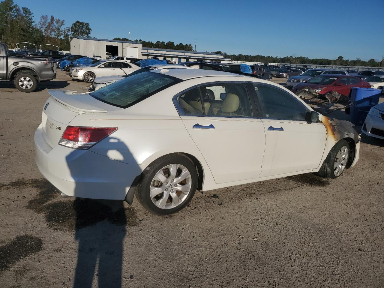 2010 Honda Accord VIN 5KBCP3F88AB015762 Copart auction photo, burn - engine / front end damage thumbnail 3