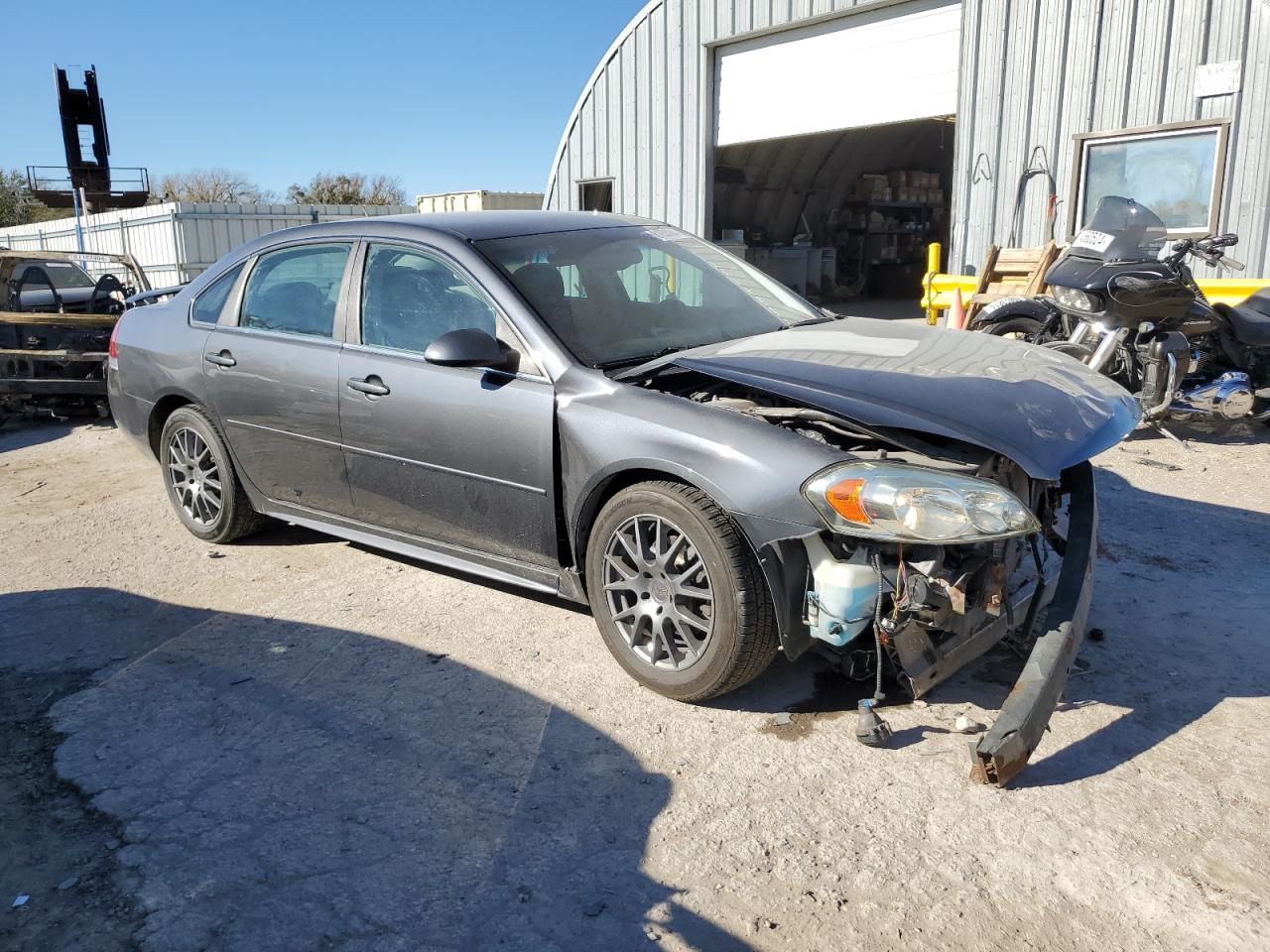2010 Chevrolet Impala VIN 2G1WB5EK3A1204706 Copart auction photo, front end damage thumbnail 4