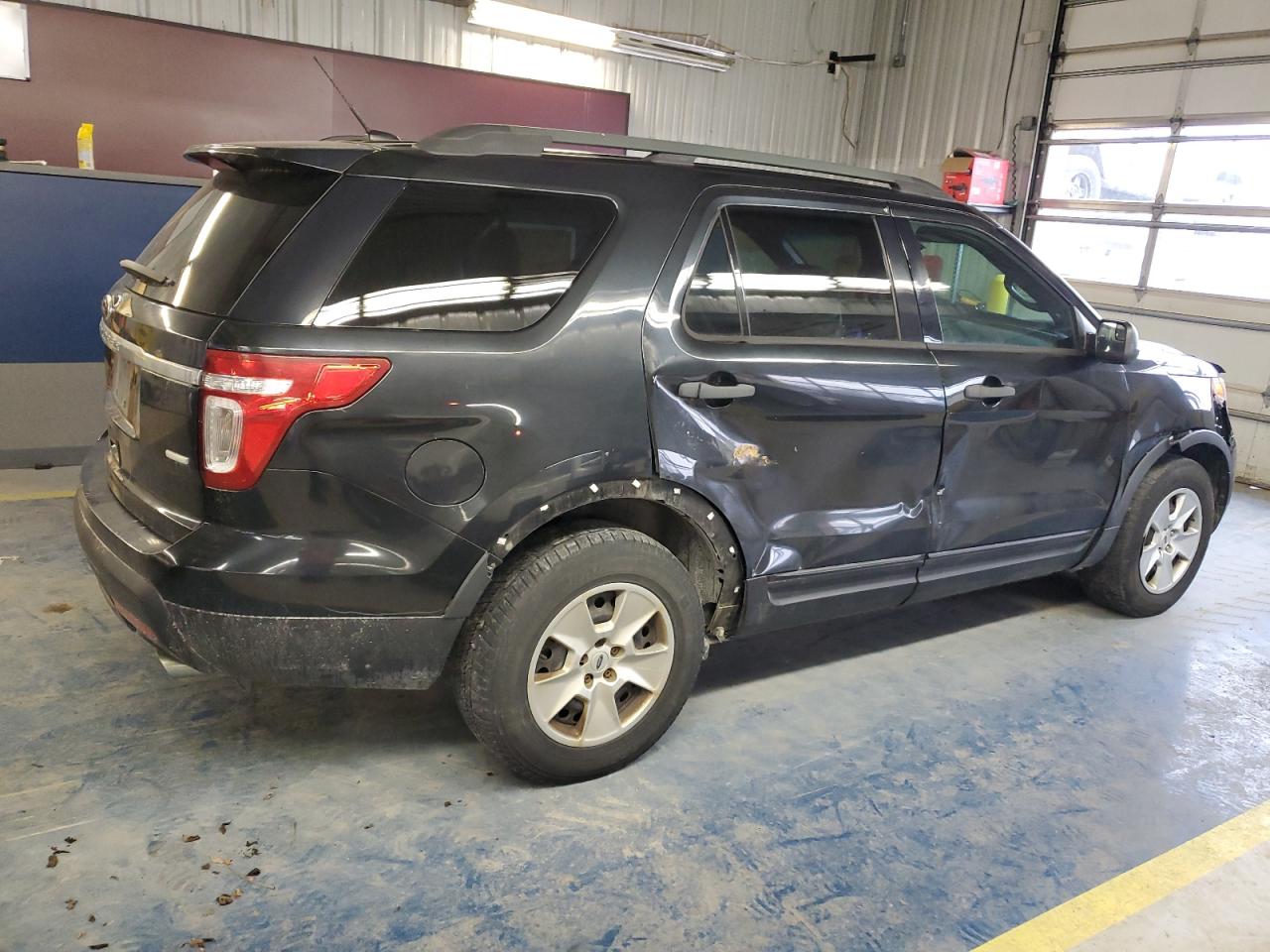 2013 Ford Explorer VIN 1FM5K8B89DGA99816 Copart auction photo, front end / side damage thumbnail 3