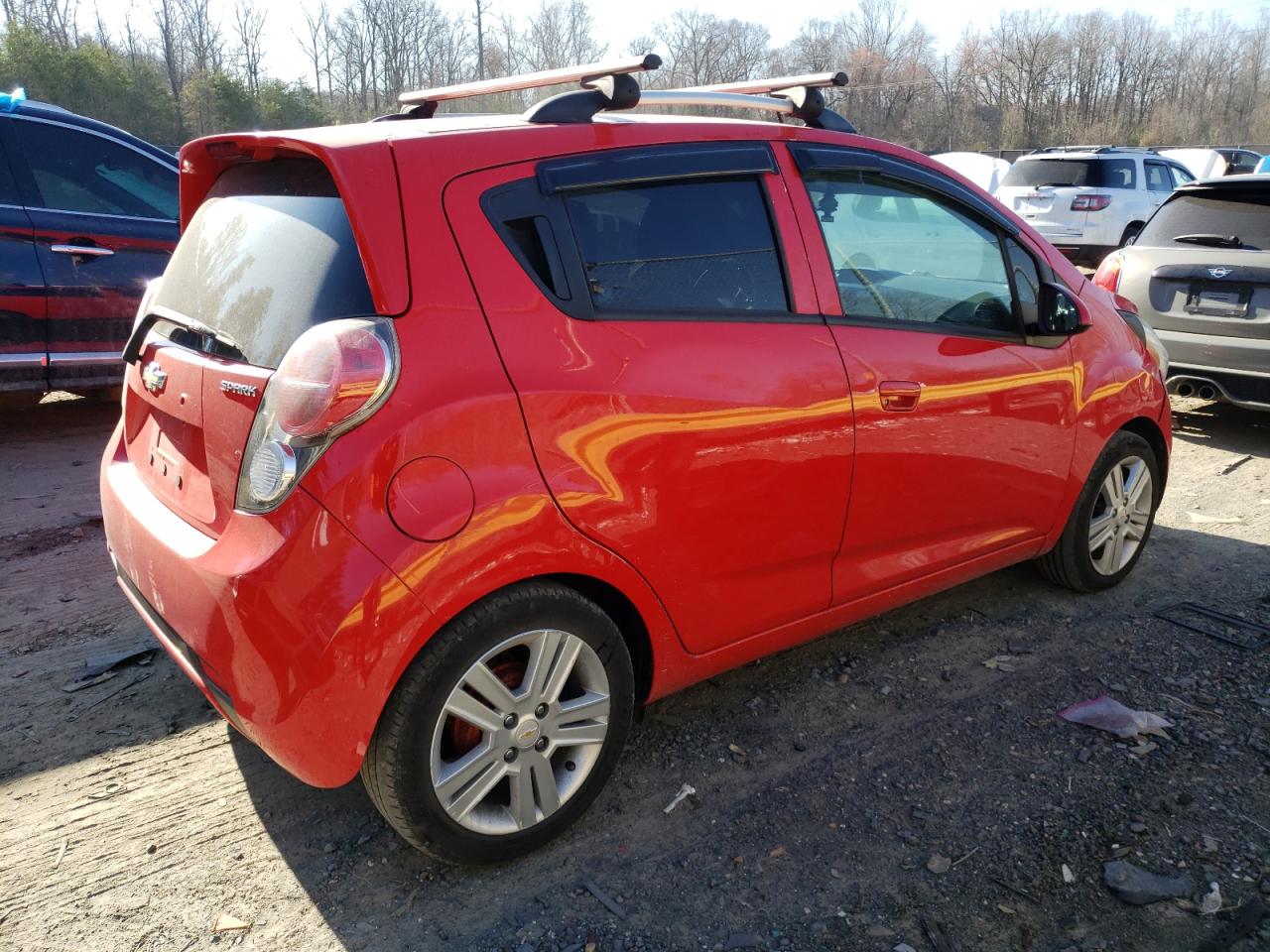 2014 Chevrolet Spark VIN KL8CB6S95EC590555 Copart auction photo, minor dent/scratches damage thumbnail 3