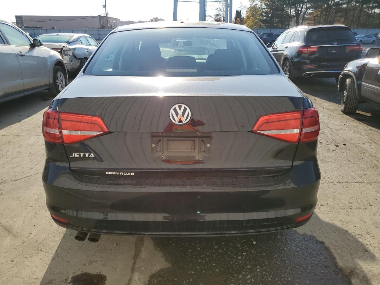 2015 Volkswagen Jetta VIN 3VW2K7AJ2FM355337 Copart auction photo, front end damage thumbnail 6