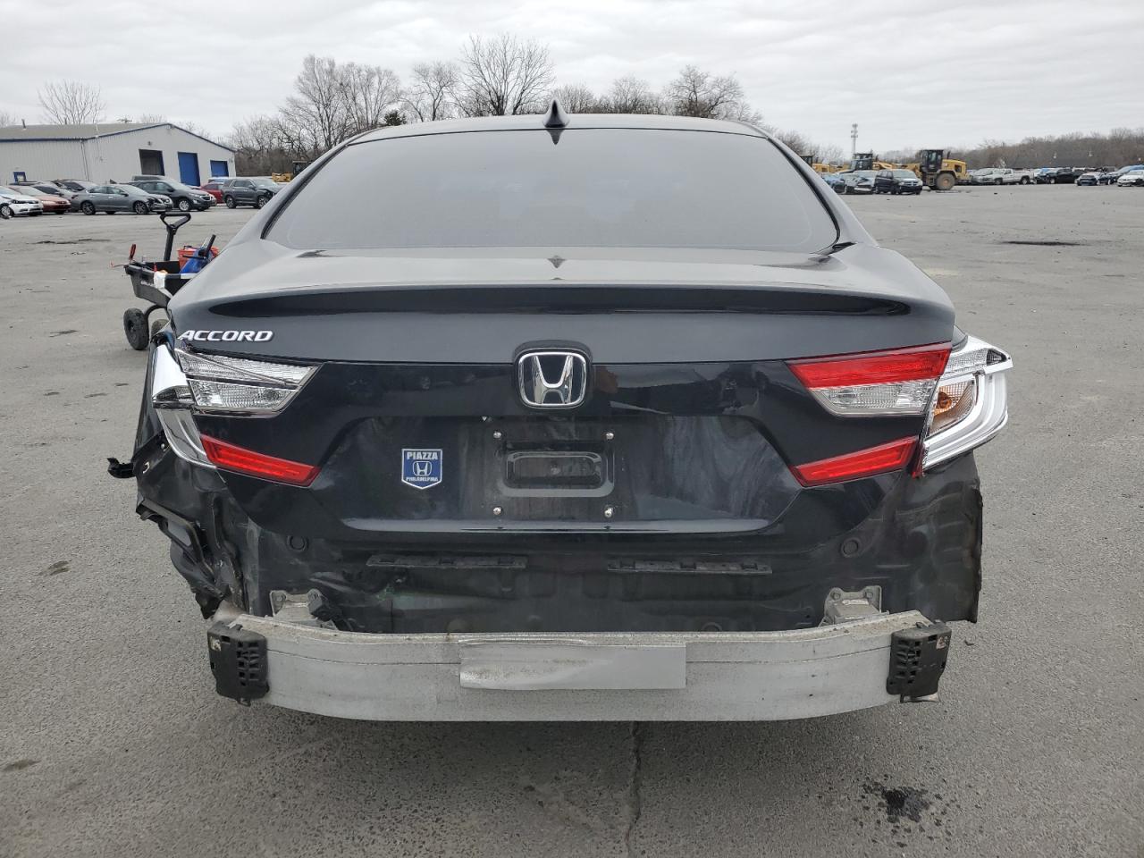 2018 Honda Accord VIN 1HGCV1F17JA244360 Copart auction photo, side / rear end damage thumbnail 6