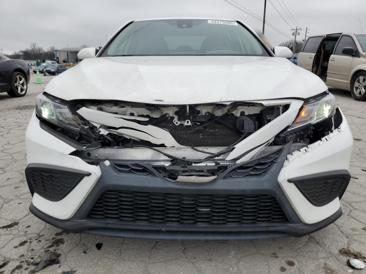 2021 Toyota Camry VIN 4T1G11AK7MU529568 Copart auction photo, rear end / front end damage thumbnail 5