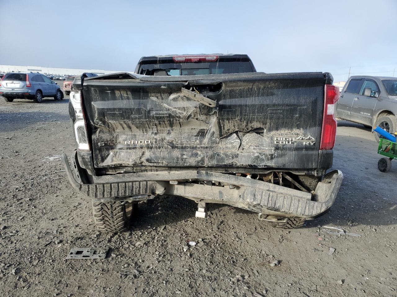 2022 Chevrolet Silverado VIN 1GCUYHEL4NZ121774 Copart auction photo, all over damage thumbnail 6