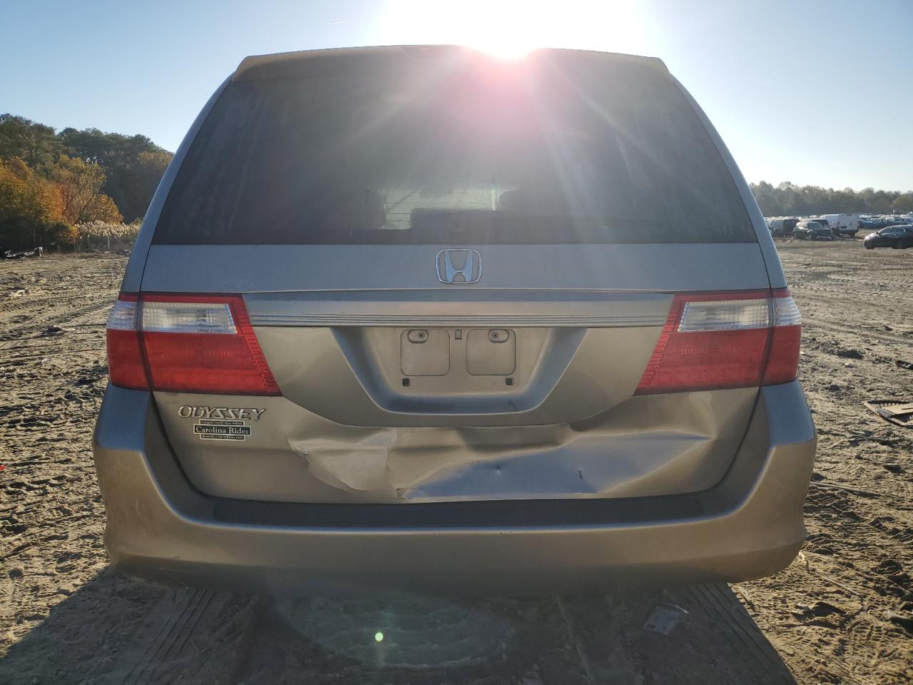 2007 Honda Odyssey VIN 5FNRL38497B050835 Copart auction photo, front end / minor dent/scratches damage thumbnail 6