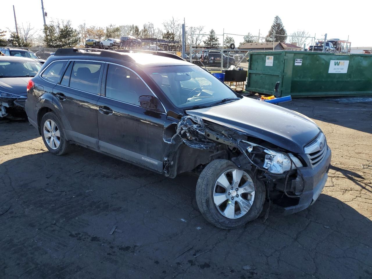 2011 Subaru Outback VIN 4S4BRBKC1B3310639 Copart auction photo, front end damage thumbnail 4