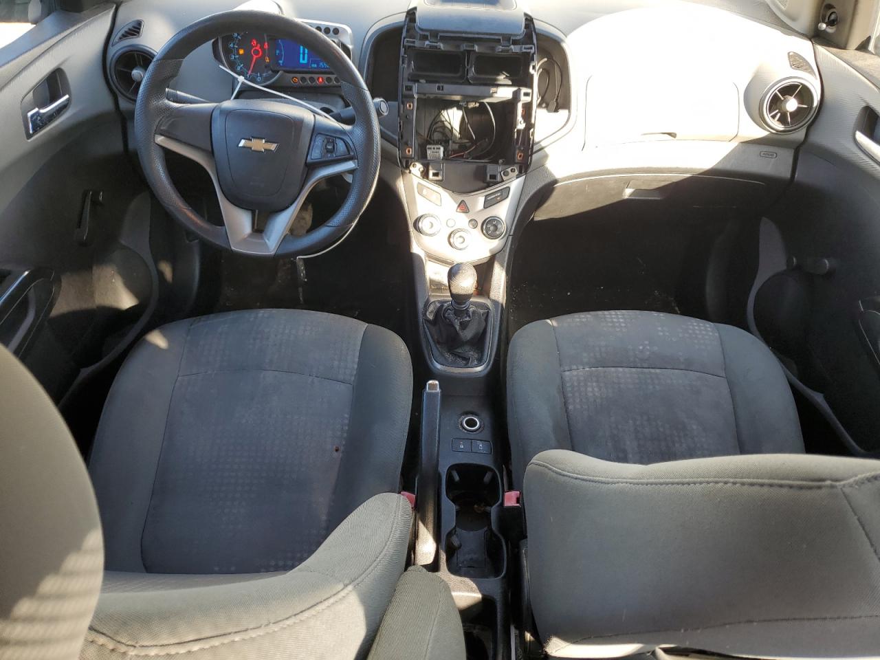 2013 Chevrolet Sonic VIN 1G1JB5SG1D4239733 Copart auction photo, rear end / hail damage thumbnail 8