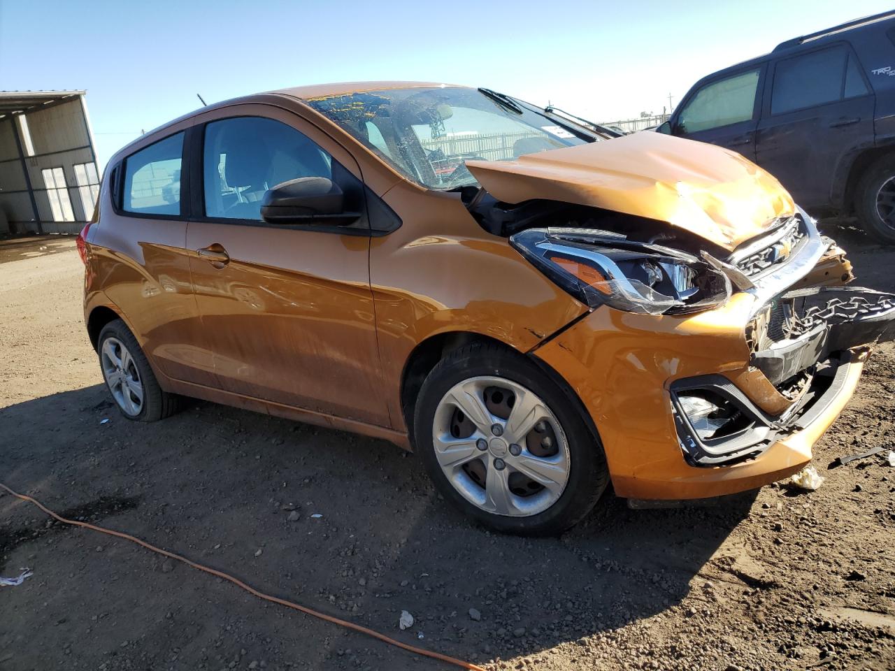 2019 Chevrolet Spark VIN KL8CB6SAXKC806759 Copart auction photo, front end damage thumbnail 4