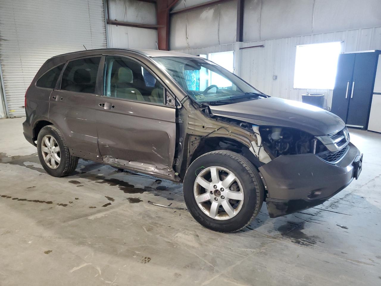 2011 Honda CR-V VIN 5J6RE4H48BL075659 Copart auction photo, side / front end damage thumbnail 4