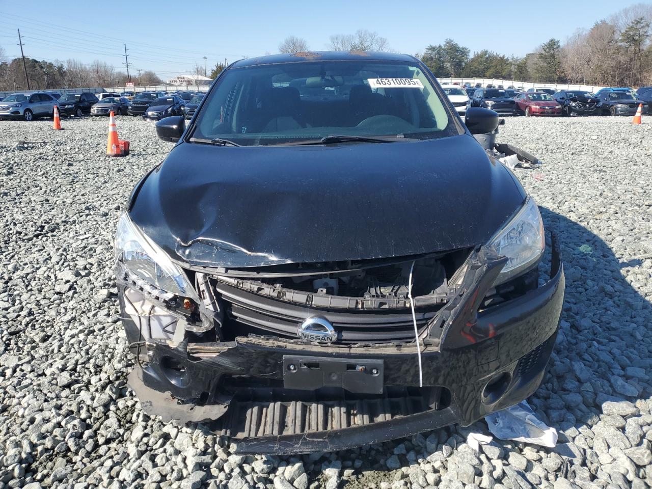 2014 Nissan Sentra VIN 3N1AB7AP9EY245530 Copart auction photo, front end / minor dent/scratches damage thumbnail 5