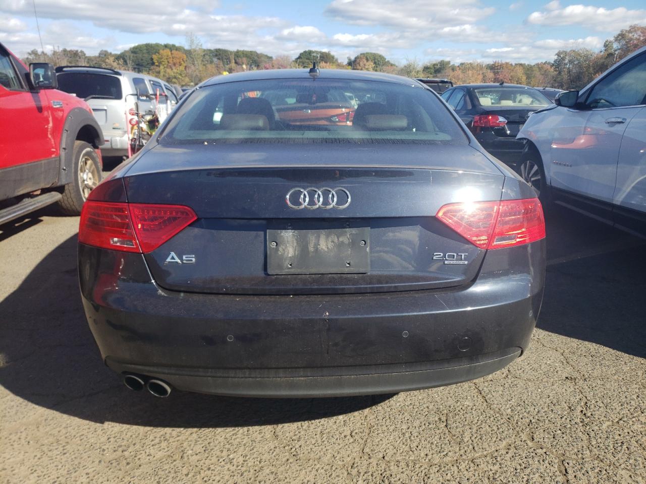 2014 Audi A5 VIN WAULFAFR5EA060958 Copart auction photo, front end damage thumbnail 6